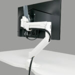 Metalicon Levo monitor arm with integral cable management
