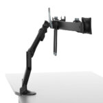 Metalicon Levo gas lift monitor arm with twin screen rail