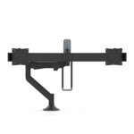 Metalicon Levo Twin/Dual Screen Mounting Rail on Levo Monitor Arm