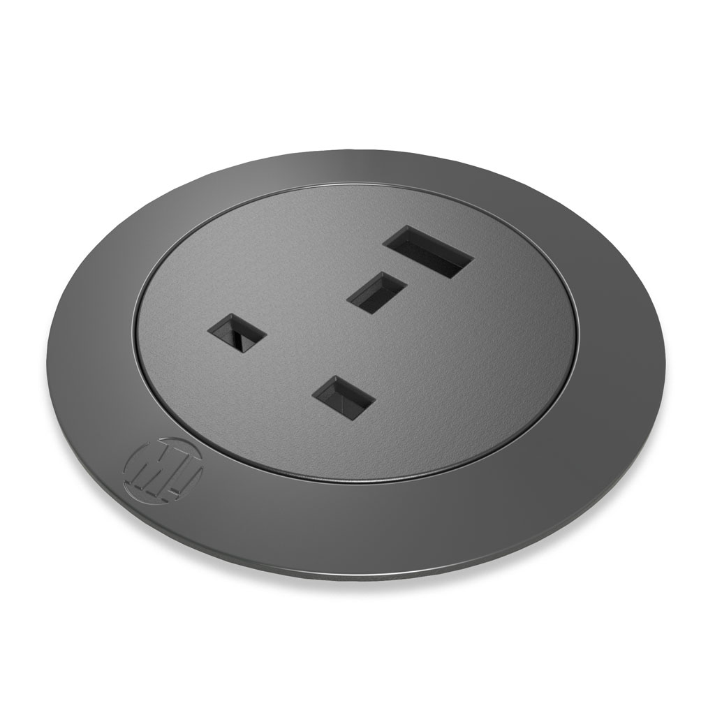 Solo-Featured Metalicon Solo In-Desk Power Supply