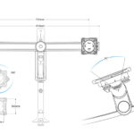 Metalicon Levo twin screen rail