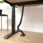 Metalicon Linx cable management spine under desk, black