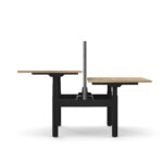 Formetiq Alto 2 standing bench desk, black