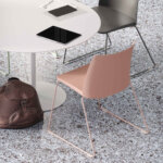 Formetiq Seattle sled-base canteen chairs