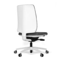 Formetiq White Fabric Back Task Chair