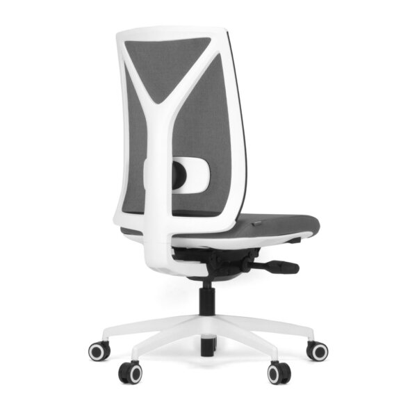 Formetiq Modena White Mesh Back Task Chair