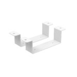 Metalicon desk beam clearance spacers for CPU holders, white