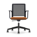 Formetiq Madrid mesh meeting chair with 5-star base