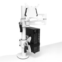 Metalicon S1 Thin Client Holder on Kardo monitor arm pole