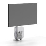 Metalicon S1 Thin Client Holder on Kardo monitor arm pole Apple Mac Mini®