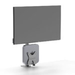 Metalicon S1 Thin Client Holder on Kardo monitor arm pole Apple Mac Mini®
