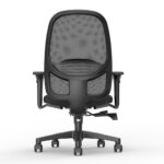 Formetiq Verona mesh back task chair with armrests and black base