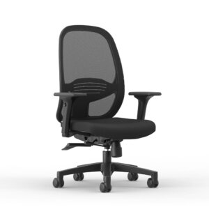 Formetiq Verona mesh back task chair with armrests and black base