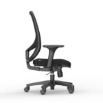 Formetiq Verona mesh back task chair with armrests and black base