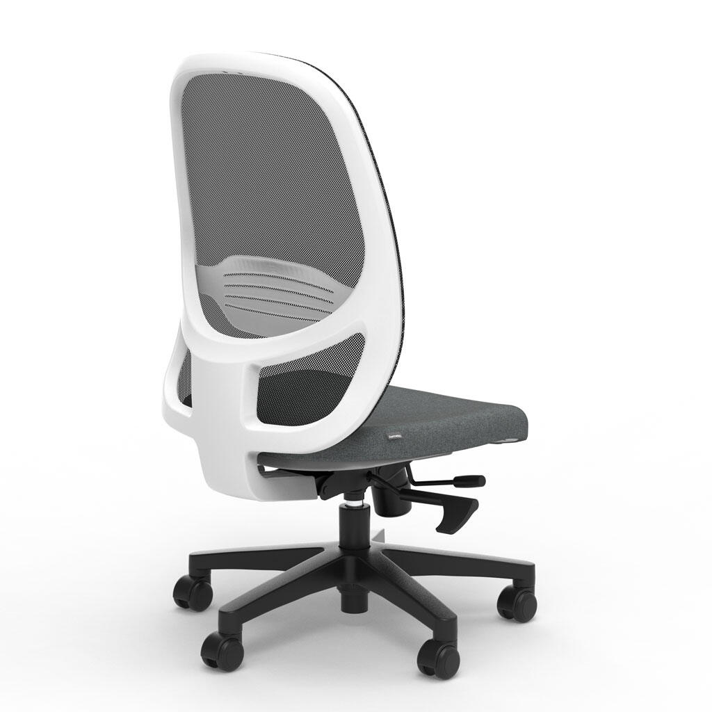 Verona Mesh Office Chair with White Frame Ministry of Ergonomics